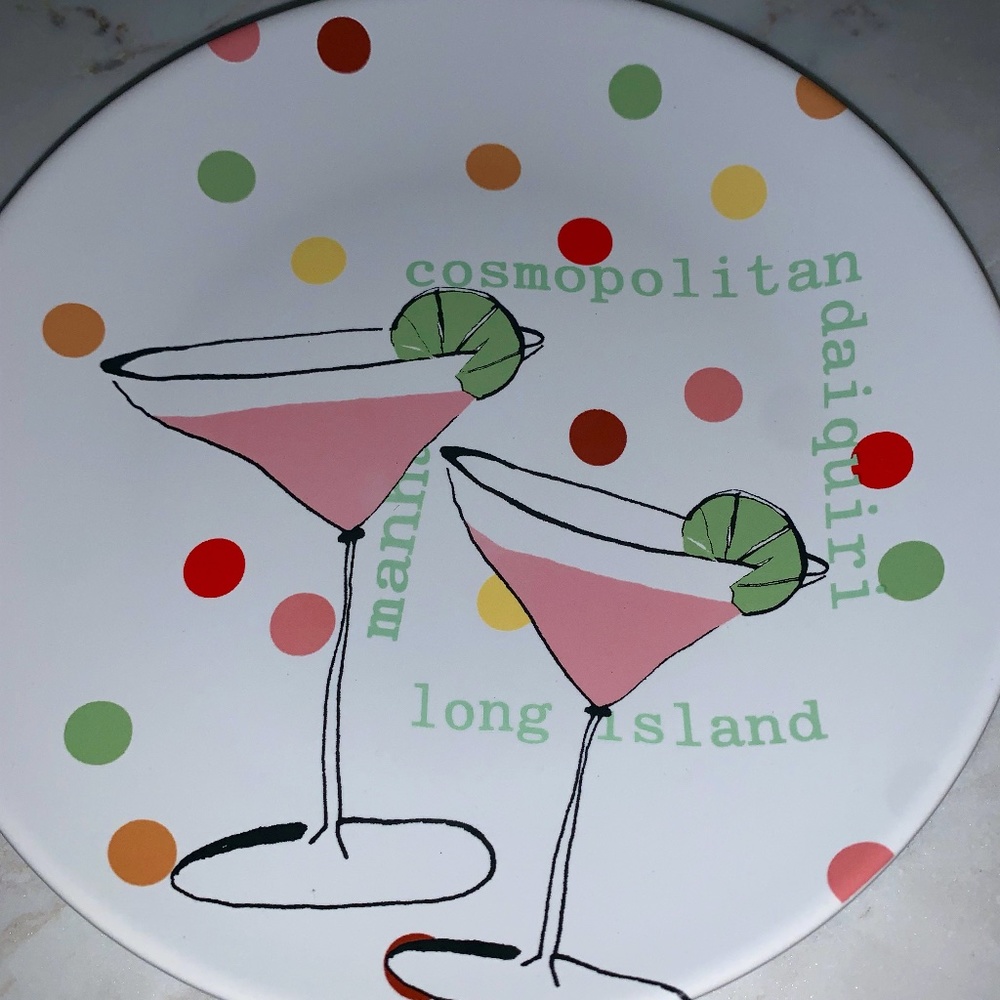 Cocktail Dessert Plates